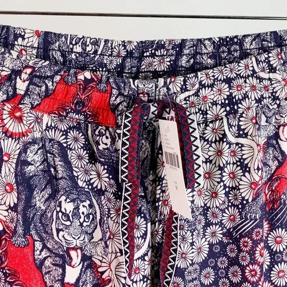 NWT Anthropologie Florence Balducci Menagerie Flannel Printed Sleep Pants - Picture 8 of 13